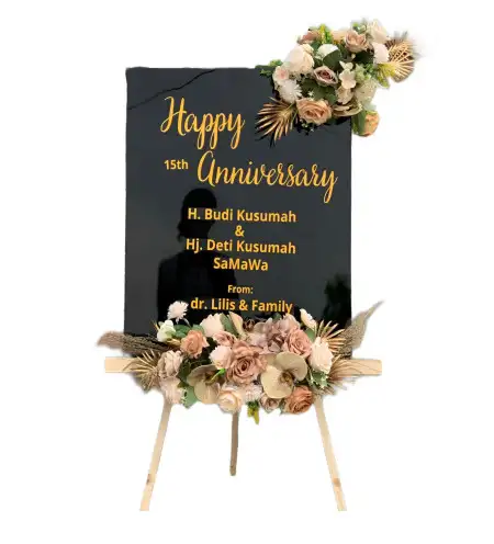 Papan Bunga Akrilik Tlogotuwung